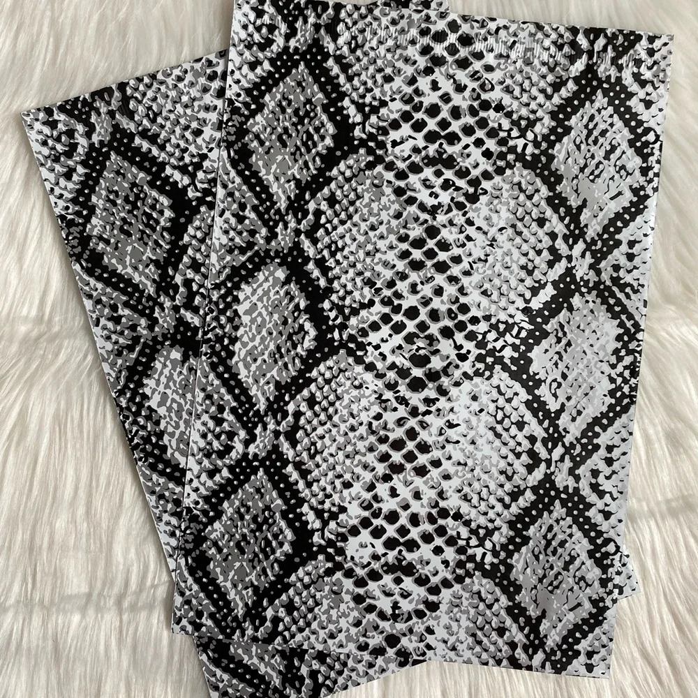 40- 10x13 snake skin print poly mailer bundle